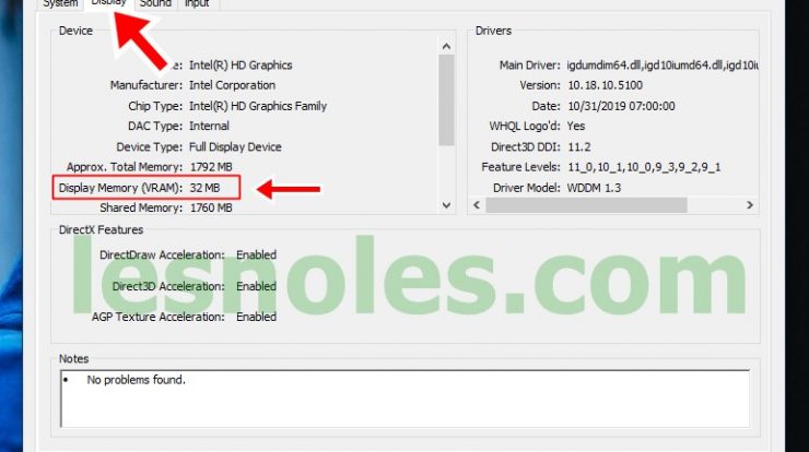 Cara Mudah Cek VRAM (Video Random Acces Memory) di Windows 10