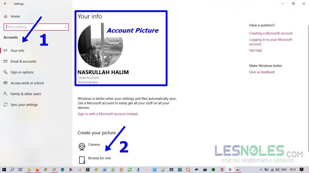 Cara Mudah Ganti Profil Picture Login Screen Di Windows 10 - NgeTekno