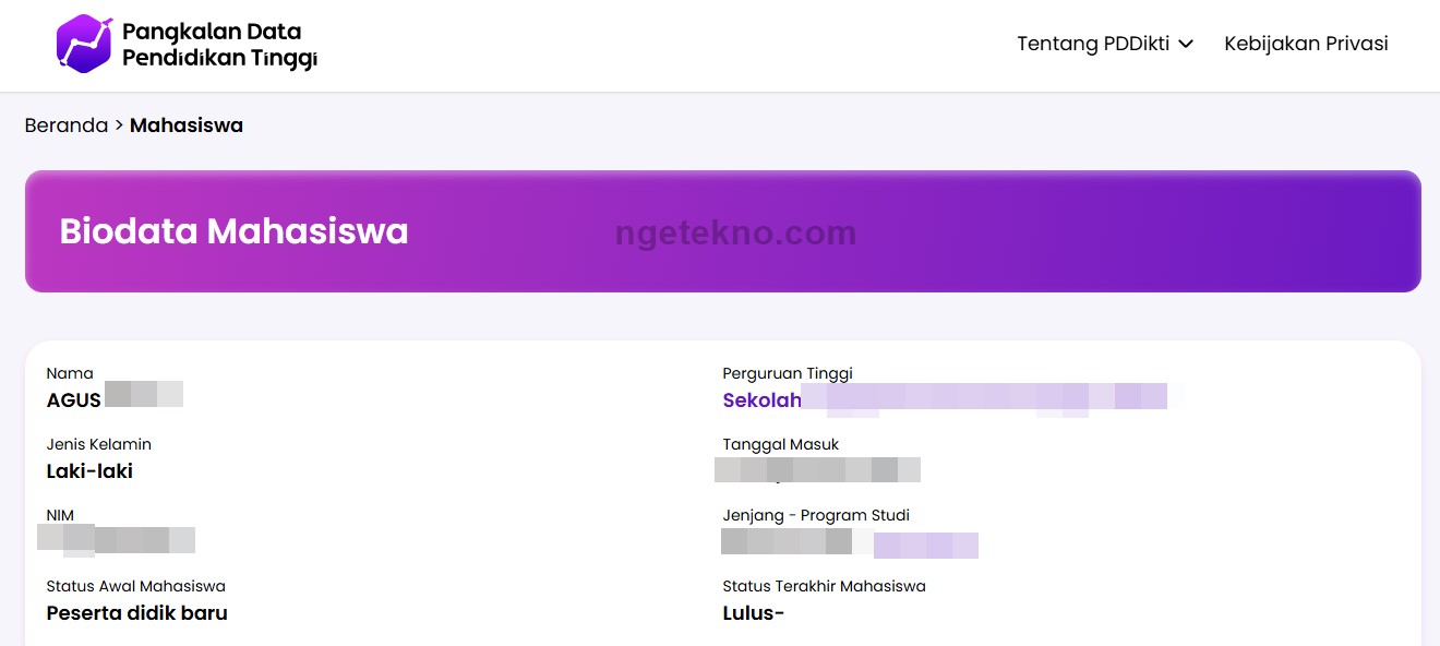 Cara Cek Data Mahasiswa di PDDikti Lengkap Akurat 2024