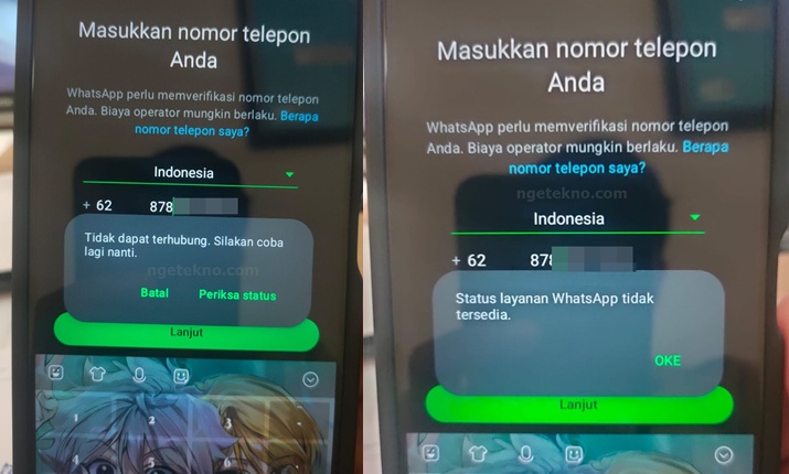 Mengatasi WhatsApp Tidak Bisa Login "Tidak Dapat Terhubung. Silahkan Coba Lagi Nanti"