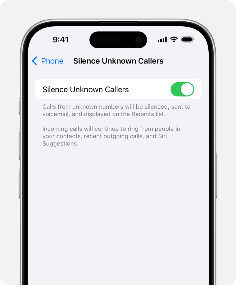 Cara memblokir panggilan dari nomor tak dikenal di iPhone
