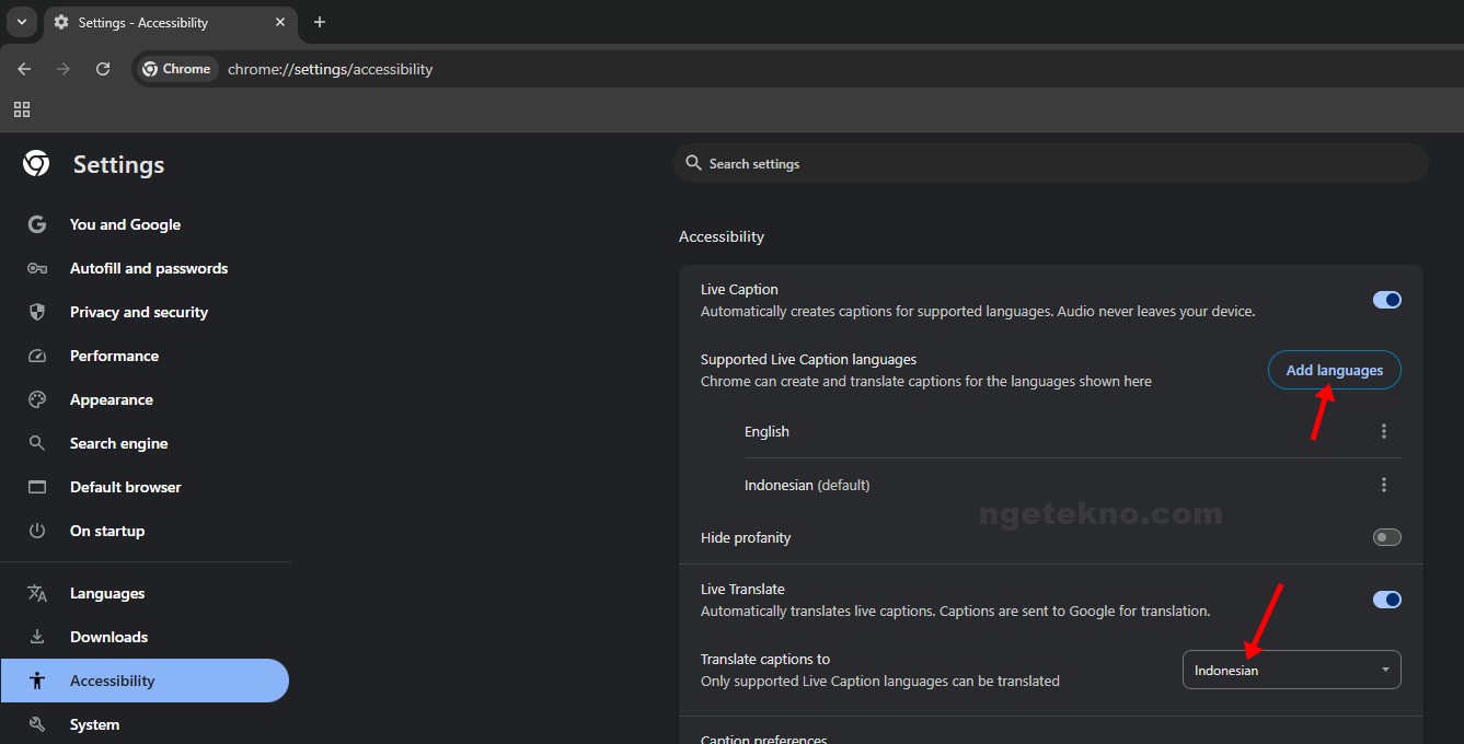 Cara Mengaktifkan Live Translate di Google Chrome