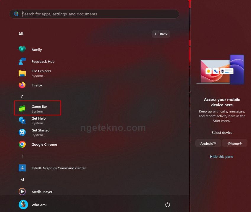 Cara Membuka Xbox Game Bar Windows 10/11