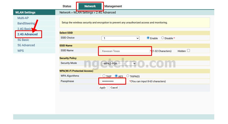 Cara Mengubah Nama dan Password WiFi Fiberhome