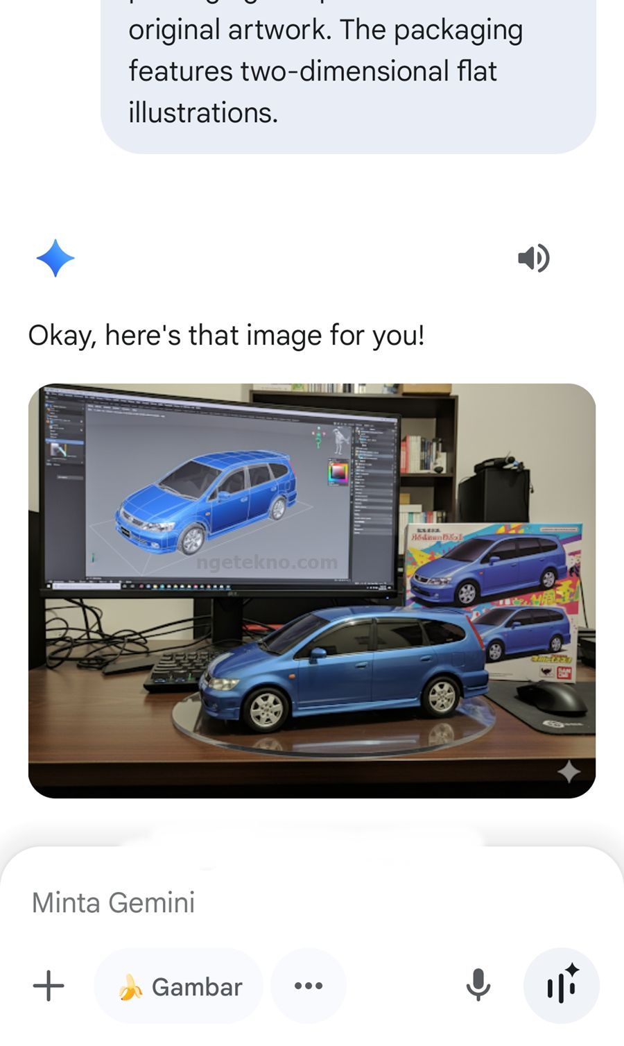 Cara Membuat Miniatur AI Depan Komputer Dengan Google Gemini