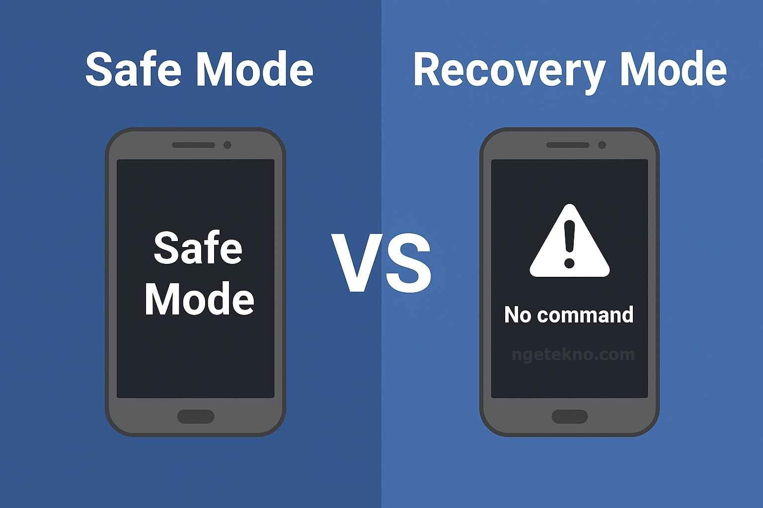 Perbedaan Safe Mode dan Recovery Mode di Android