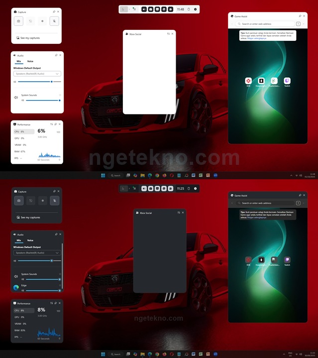Cara Mengubah Tema Game Bar "Light/Dark" di Windows 10/11