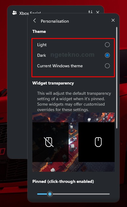Cara Mengubah Tema Game Bar "Light/Dark" di Windows 10/11